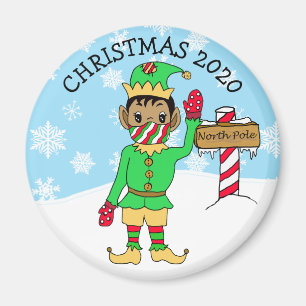 Aimant Elfe ethnique du pôle Nord dans Facemask 2020 Keep
