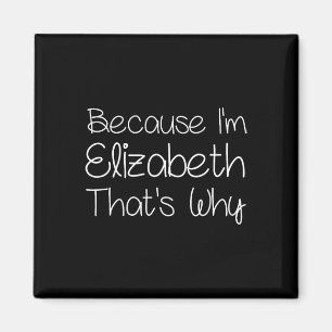 Aimant Elizabeth Funny Personnalisée Anniversaire Femmes