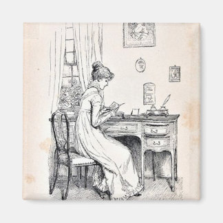 Aimant Elizabeth Reading Jane's Letters
