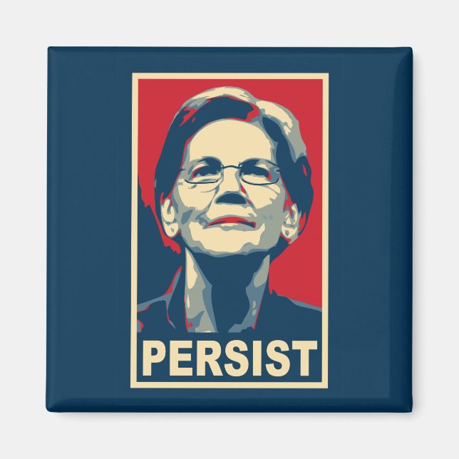 Aimant elizabeth warren persiste (Devant)