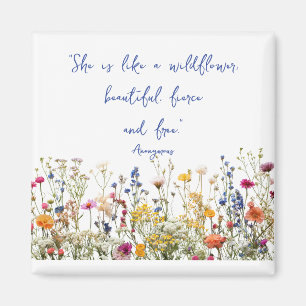 Aimant Elle est comme un Fleur sauvage