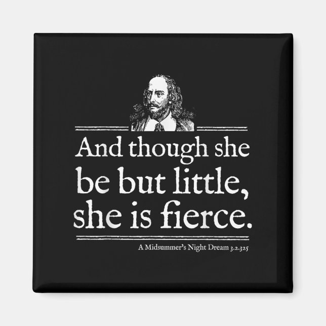 Aimant Elle est une chemise de citation de Shakespeare fé (Devant)