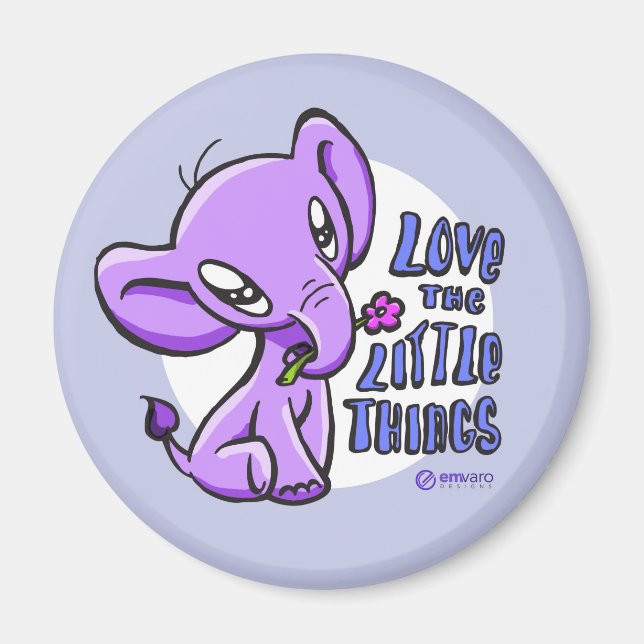 Aimant Ellie : Aimez les petites choses (Devant)