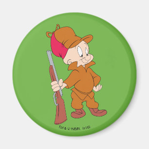 Aimant ELMER FUDD™  Avec un fusil