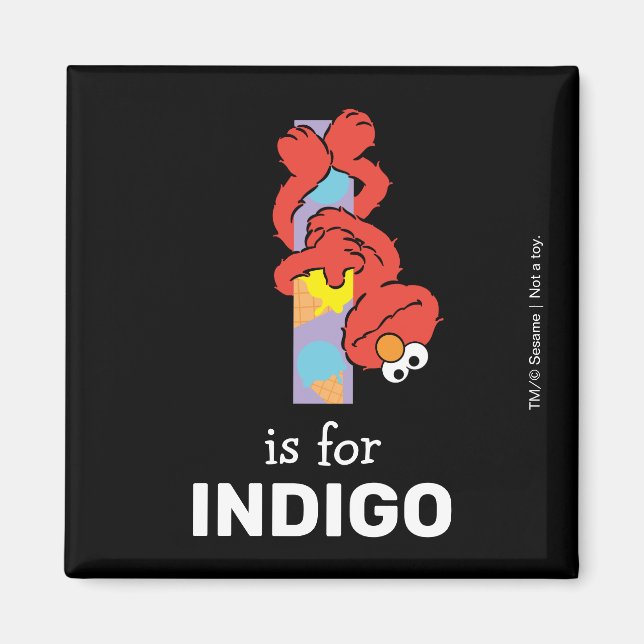Aimant Elmo Alphabet | I Ice Cream (Devant)