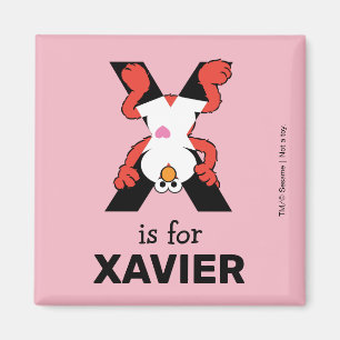 Aimant Elmo Alphabet X Xray