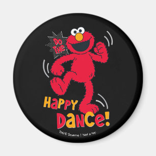 Aimant Elmo Fais la danse du bonheur