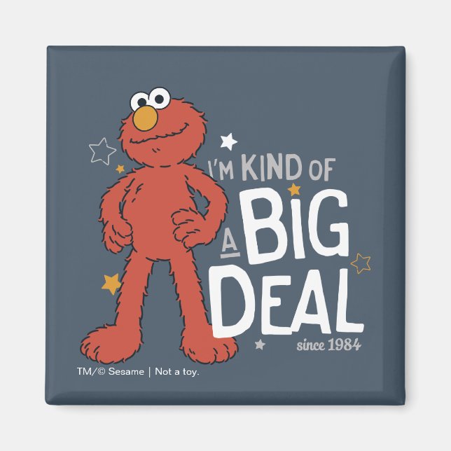 Aimant Elmo | Je suis plutôt une grande pointure (Devant)