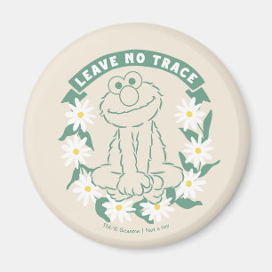 Aimant Elmo Ne laisser aucune trace Floral Graphic