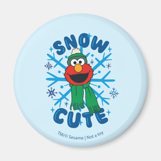 Aimant Elmo Snow Cute (Devant)