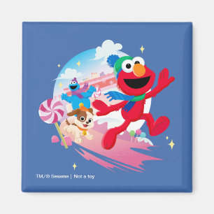Aimant Elmo, Tango & Cookie Monster   Best Christmas Ever