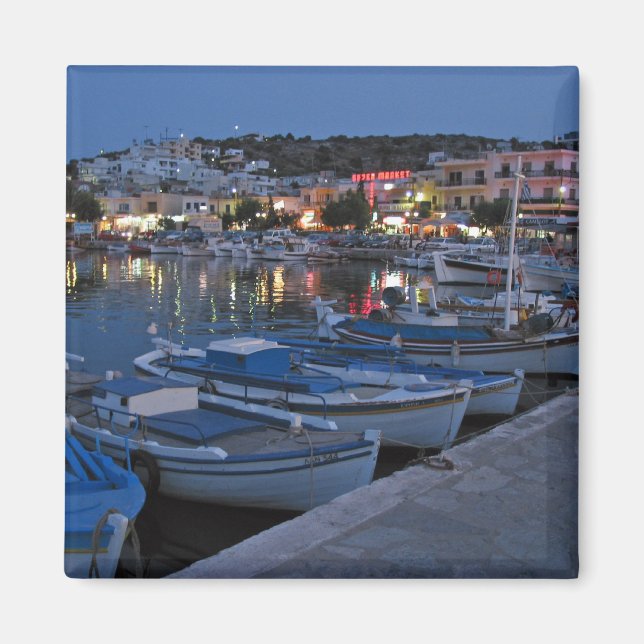 Aimant Elounda Par Nuit (Devant)