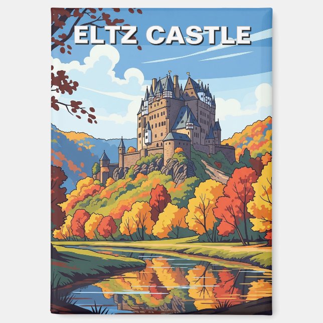 Aimant Eltz Castle Allemagne Travel (Recto)