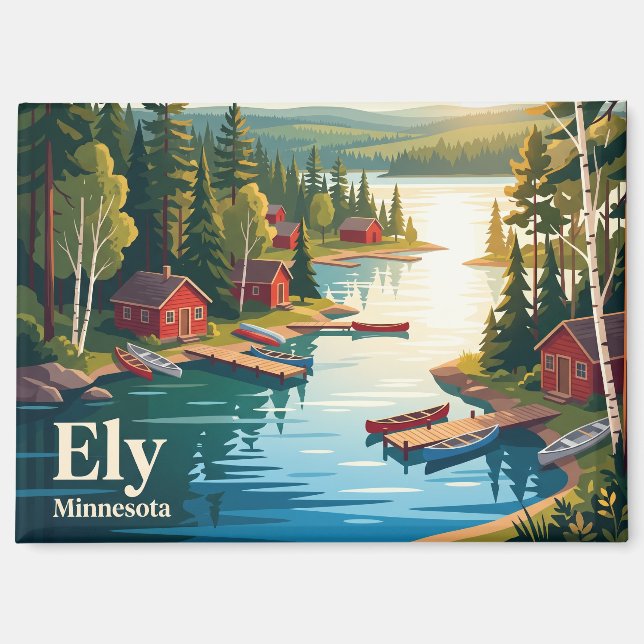 Aimant Ely, Minnesota, États-Unis (Recto)