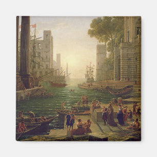 Aimant Embarquement de St. Paula Romana à Ostia, 1637-39