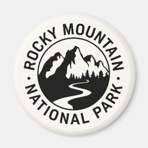 Aimant Emblem du parc national des Rocheuses