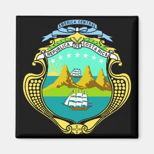 Aimant emblème de costa rica