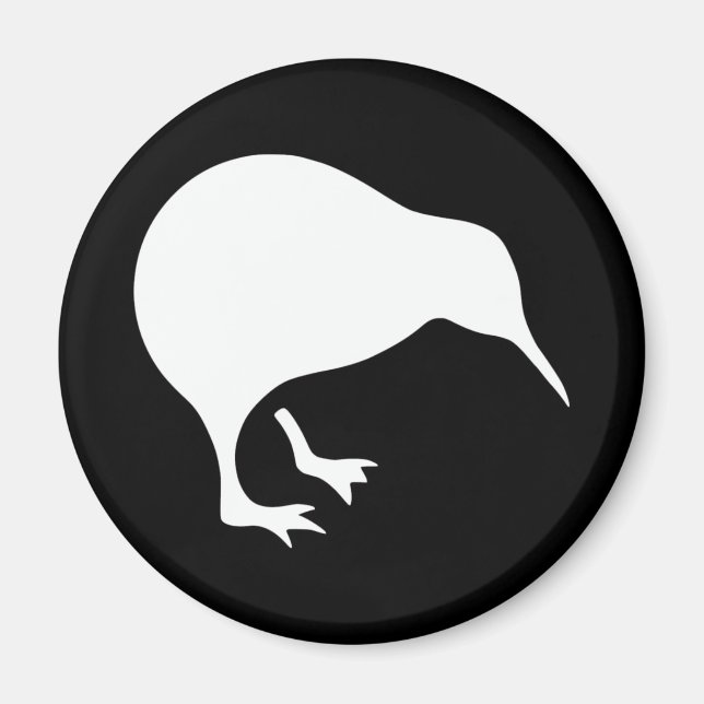 Aimant emblème de Kiwi Nouvelle-Zélande (Devant)