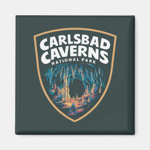 Aimant Emblème de la beauté des cavernes Carlsbad