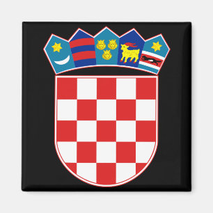Aimant emblème de la croatie
