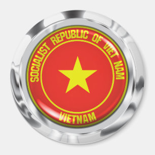 Aimant Emblème de la ronde du Vietnam