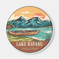 Emblème de pêche nautique du lac Havasu Arizona