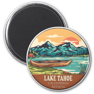 Aimant Emblème de pêche nautique du lac Tahoe
