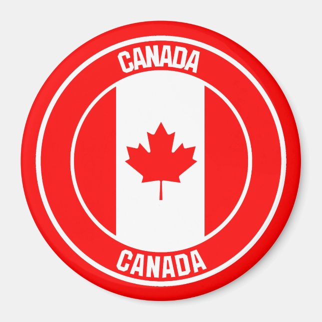 Aimant Emblème du Canada (Devant)