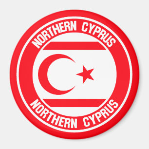 Aimant Emblème du cercle de Chypre-Nord