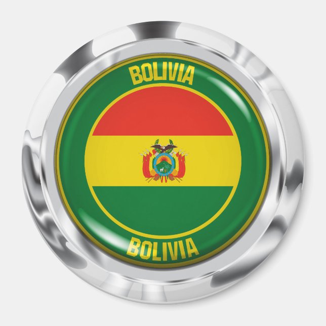 Aimant Emblème du cycle bolivien (Devant)