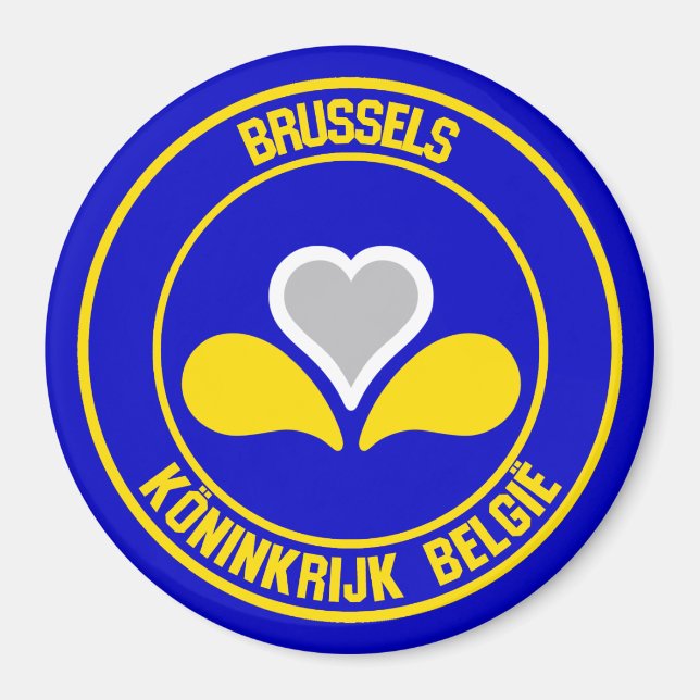 Aimant Emblème du cycle de Bruxelles (Devant)