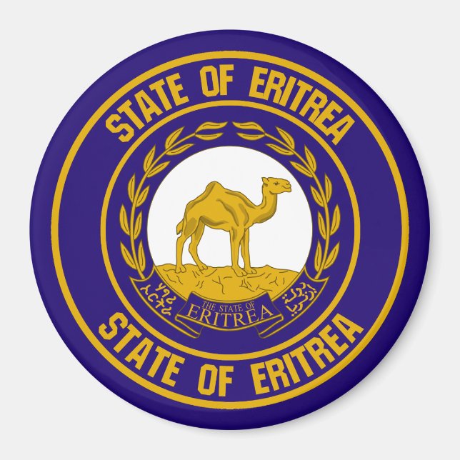 Aimant Emblème du cycle de l'Érythrée (Devant)