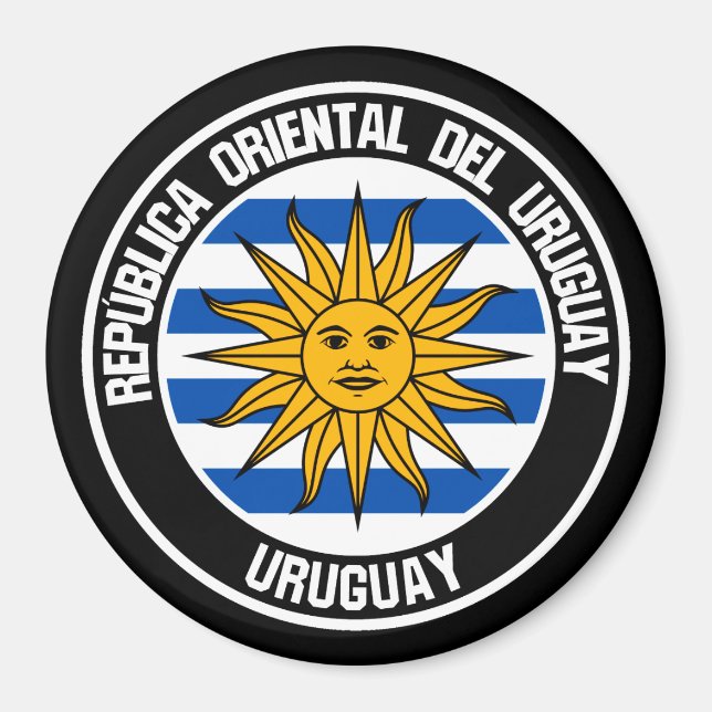 Aimant Emblème du Cycle d'Uruguay (Devant)