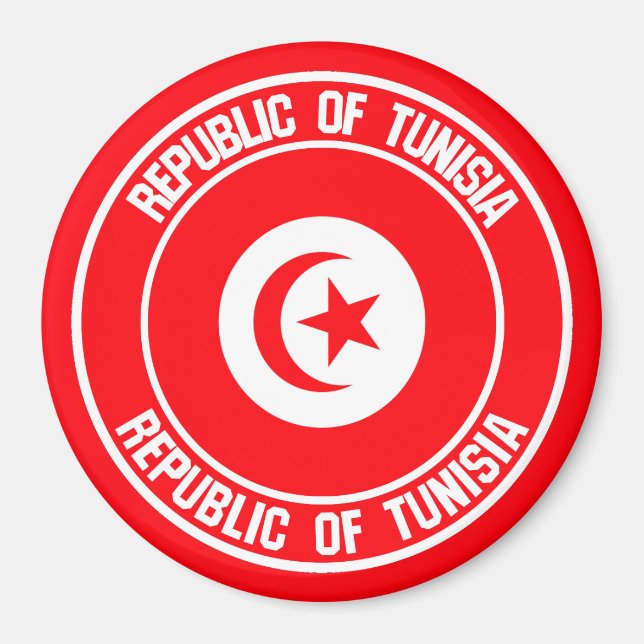 Aimant Emblème du cycle tunisien (Devant)