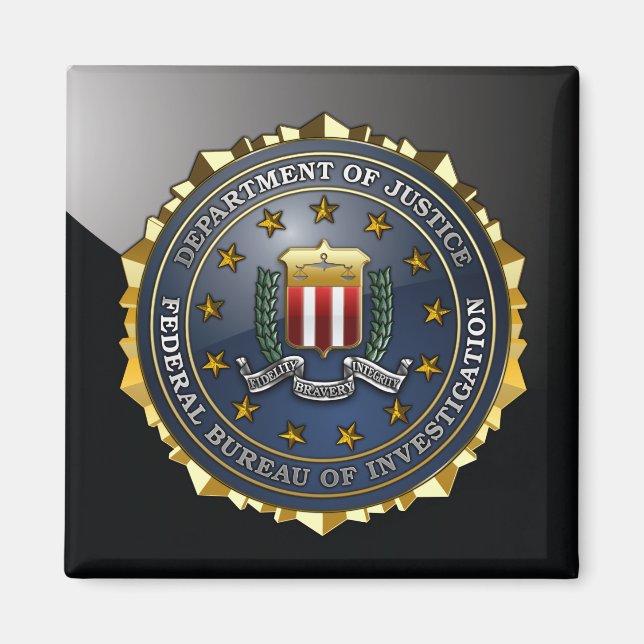 Aimant Emblème du FBI (Devant)