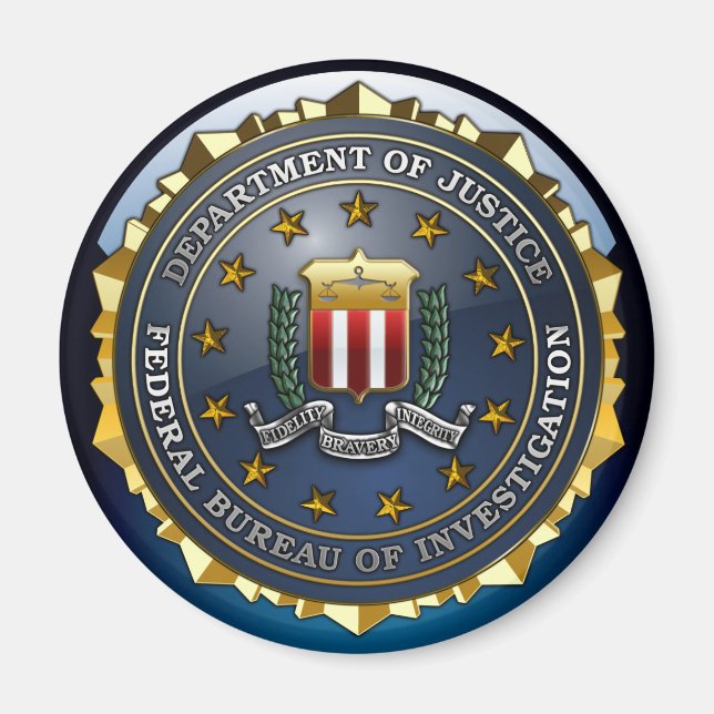 Aimant Emblème du FBI (Devant)
