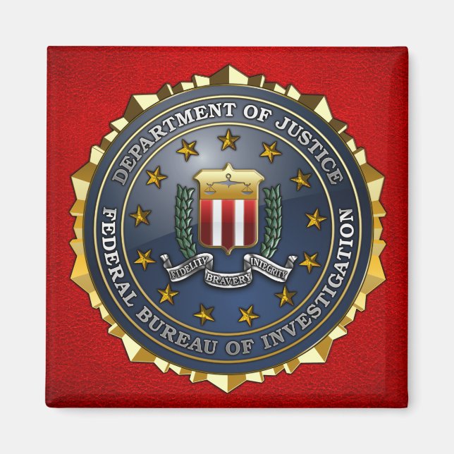 Aimant Emblème du FBI (Devant)