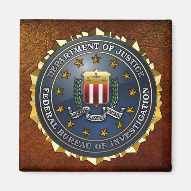 Aimant Emblème du FBI (Devant)