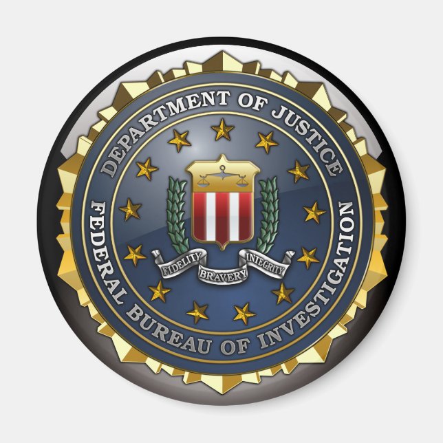 Aimant Emblème du FBI (Devant)