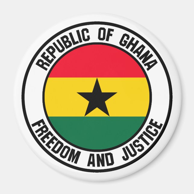 Aimant Emblème du Ghana (Devant)