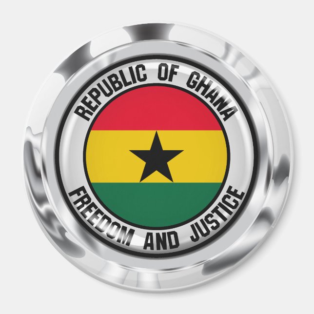 Aimant Emblème du Ghana (Devant)