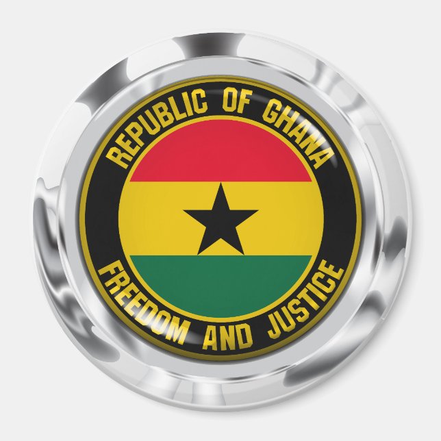 Aimant Emblème du Ghana (Devant)