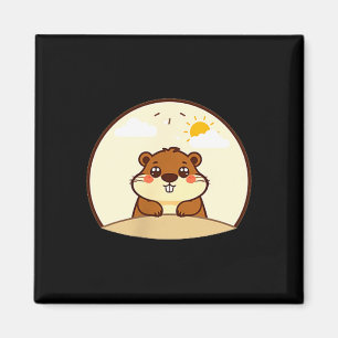 Aimant Emblème du Jour de la marmotte
