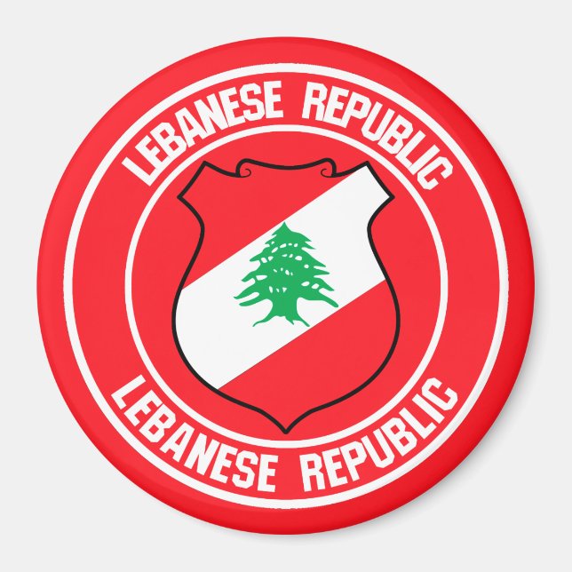 Aimant Emblème du Liban (Devant)
