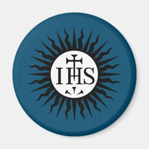 Aimant Emblème du monogramme de la Compagnie de Jésus
