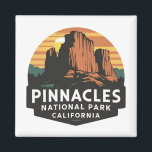 Aimant Emblème du parc national des Pinnacles<br><div class="desc">Affichez votre amour pour le parc national des Pinnacles avec notre Emblem Magnet. Doté d'un design classique qui capture les paysages emblématiques du parc, cet aimant est parfait pour ajouter une touche d'aventure à votre réfrigérateur ou à toute surface magnétique. Laissez l'esprit de Pinnacles inspirer votre maison et vous rappeler...</div>
