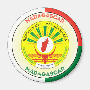 Aimant Emblème du patrimoine de Madagascar