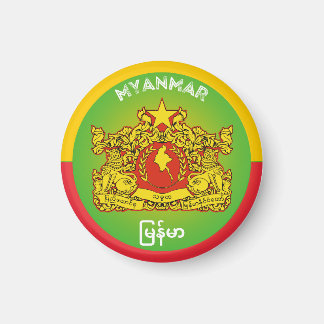 Aimant Emblème du patrimoine du Myanmar