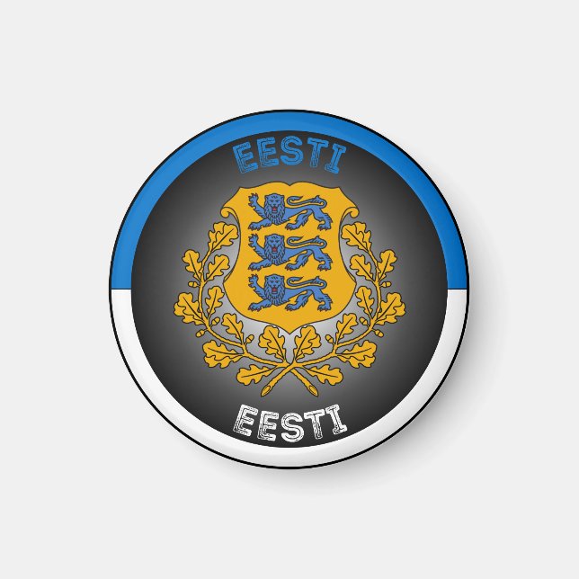 Aimant Emblème du patrimoine estonien (Devant)