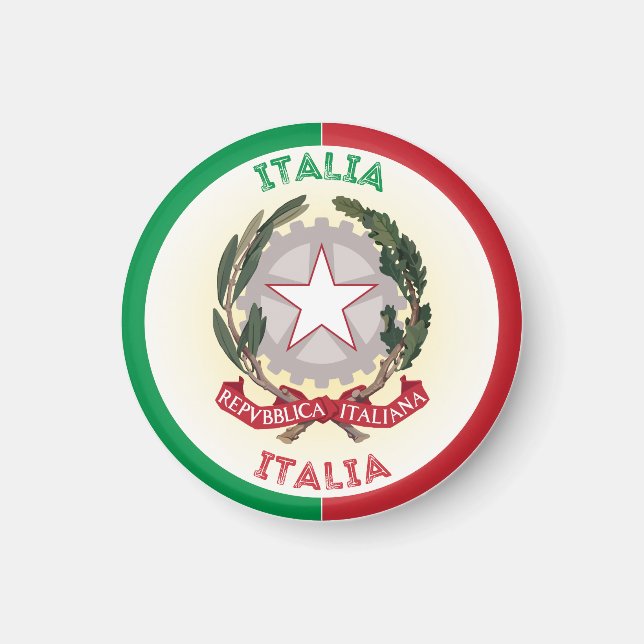 Aimant Emblème du patrimoine italien (Devant)